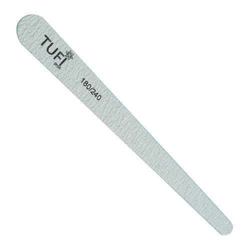 Пилка для ногтей TUFI profi Капля Серая 180/240 грит 17.8 см 1 шт (0102950)