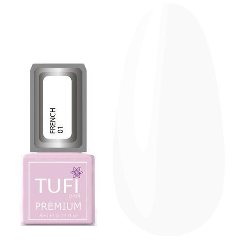 Гель-лак TUFI profi FRENCH 01 Білий 8 мл (0102537)