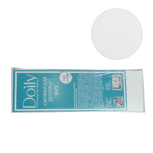 Полоски для депиляции в коробке DOILY 7*22 см белый 100 шт (10088830010)