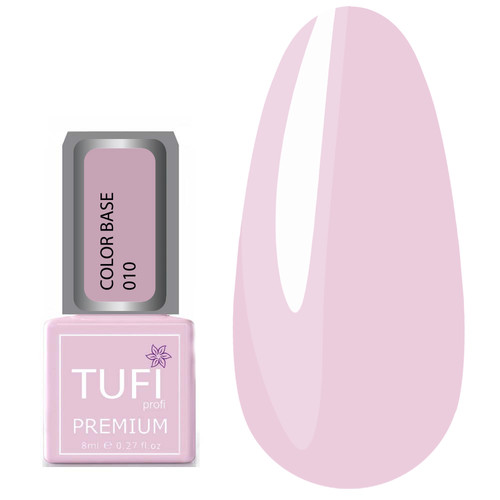 База TUFI profi COLOR BASE 10 Полупрозрачный Розово-Персиковый 8 мл (0103709)