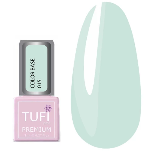 База TUFI profi COLOR BASE 15 Полупрозрачный Ментоловый 8 мл (0103864) - Фото №1