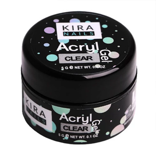 Kira Nails Acryl Gel Clear прозрачный 5 г (678750) - Фото №1
