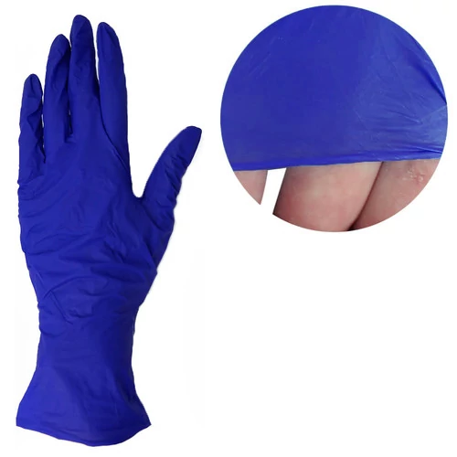 Перчатки Medicom SafeTouch Advanced Violet нитриловые без талька (3,5 г) размер L 100 шт (1105-TG-D) (0104313) - Фото №1
