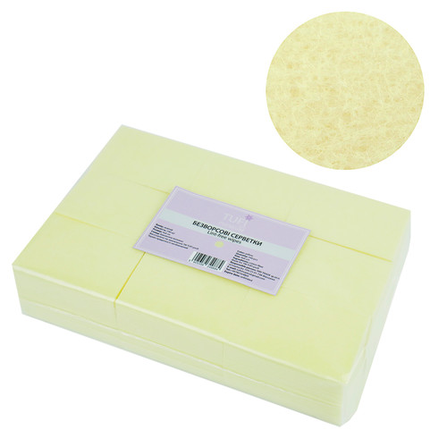Безворсовые салфетки TUFI profi Жёлтые 4x6 см 540 шт (0104416)