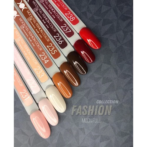 Гель-лак MOON FULL Fashion color №231 розовый бледный 8 мл (5908254002410) - Фото №3