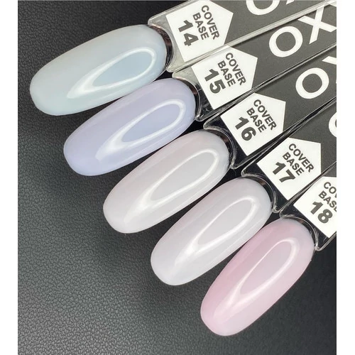 База OXXI Cover Base №16 базовое покрытие камуфлирующее бело-розовый 10 мл (000002234) - Фото №3