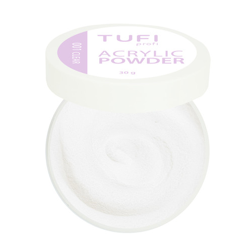 Акриловая пудра TUFI profi 001 Прозрачная 30 г (0104461)
