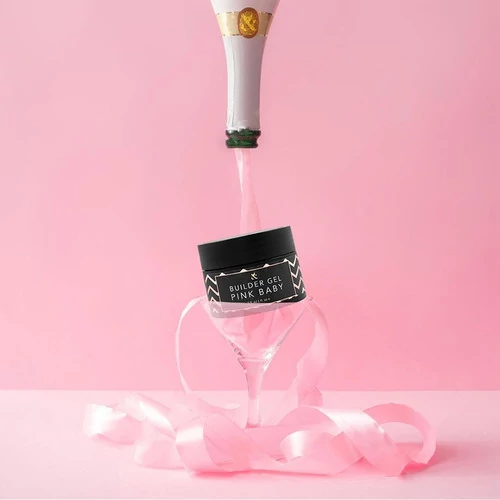 F.O.X Builder gel Pink baby ніжно-рожевий 15 мл (bgs-pb) - Фото №2