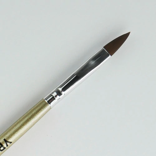 Кисть для наращивания акрилом kolinsky №8 (К13255) - Фото №2