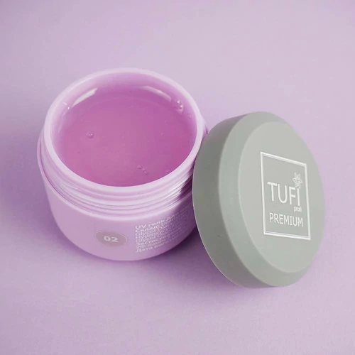 Гель для наращивания TUFI profi PREMIUM GEL 02 Pink 15 г (0105927) - Фото №3