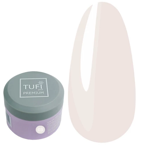 Гель для наращивания TUFI profi UV/LED GEL 03 Baby Milk 15 г (0105868) - Фото №1