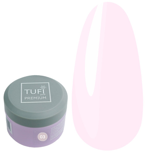 Гель для наращивания TUFI profi LED GEL 03 Pink 5 г (0105830)