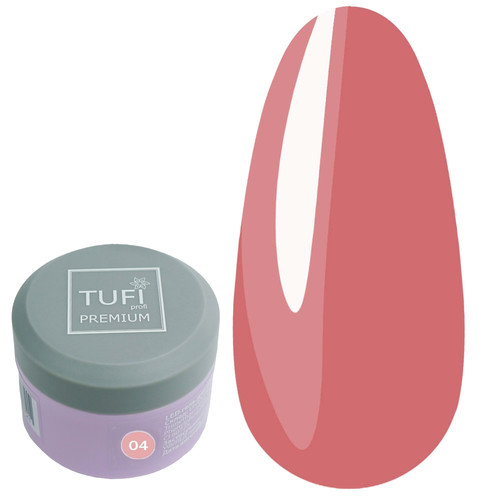 Гель для наращивания TUFI profi LED GEL 04 Cherry 5 г (0105831)