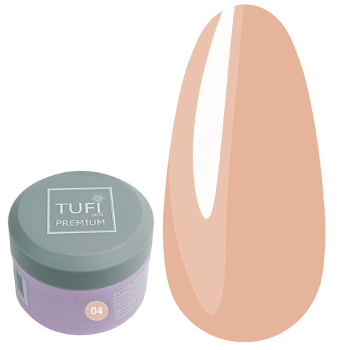 Гель для наращивания TUFI profi PREMIUM GEL 04 Cover Light5 г (0105934)