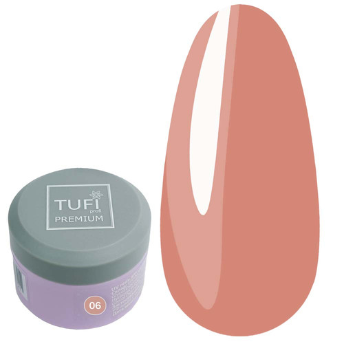Гель для наращивания TUFI profi PREMIUM GEL 06 Cover Medium 5 г (0105940)