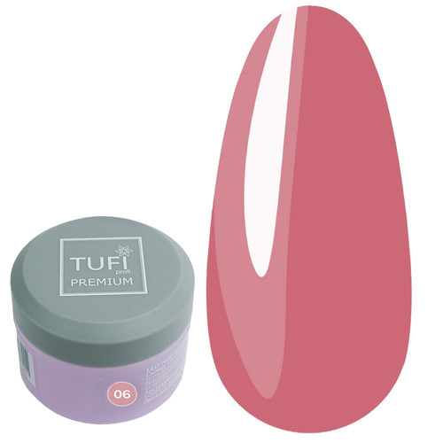 Гель для наращивания TUFI profi LED GEL 06 Raspberry 5 г (0105837)
