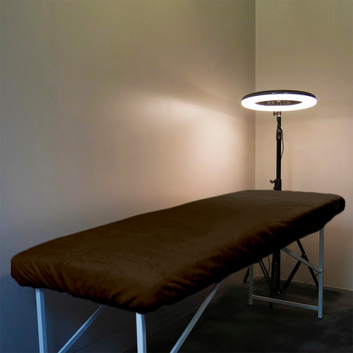 Чехол на кушетку TUFI profi Terry Velsoft Коричневый 80x210 cm (0104256)