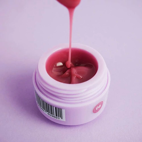 Гель для наращивания TUFI profi LED GEL 06 Raspberry 5 г (0105837) - Фото №2