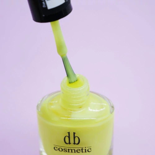 Лак для ногтей DB Cosmetic Prof Line яркий желтый 10 мл (00417) - Фото №2
