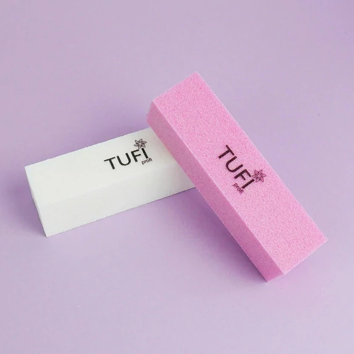 Бафик TUFI profi Розовый 150/150 грит 1 шт (0122160) - Фото №2