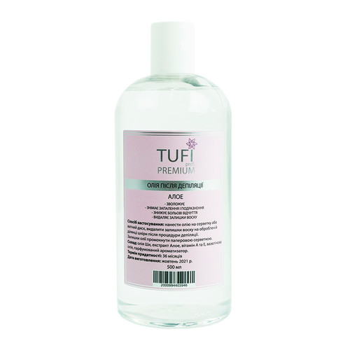 Oil after depilation TUFI profi PREMIUM aloe 500 ml (0104351)