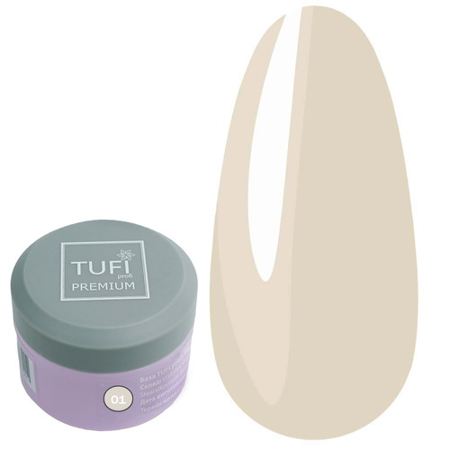 База TUFI profi RUBBER FRENCH BASE 01 Топлёное Молоко 30 мл (0121328)