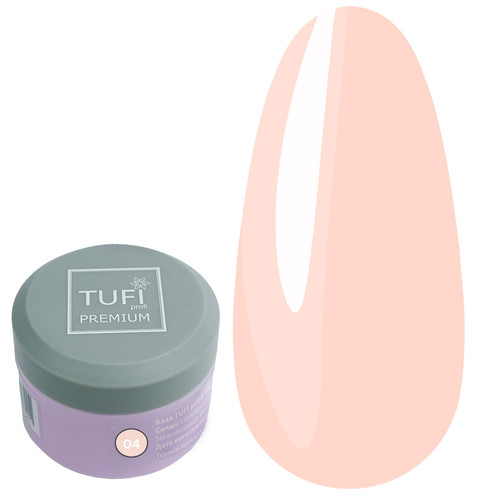 База TUFI profi RUBBER FRENCH BASE 04 Клубника со Сливками 30 мл (0121331)