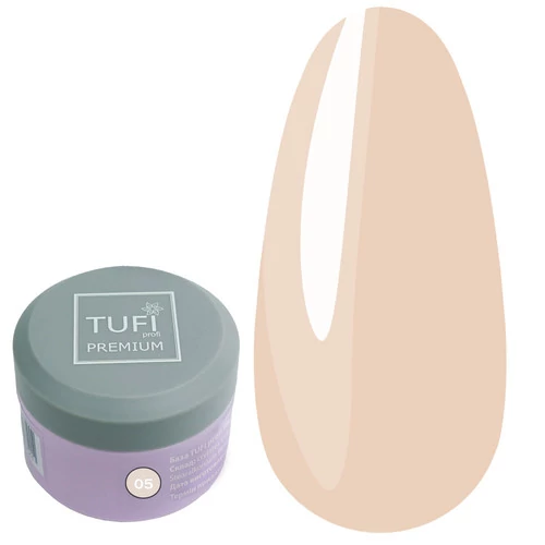 База TUFI profi RUBBER FRENCH BASE 05 Сладкая Нуга 30 мл (0121332) - Фото №1