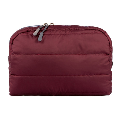 Косметичка TUFI profi PREMIUM Quilt стеганная бордовая (0121411)