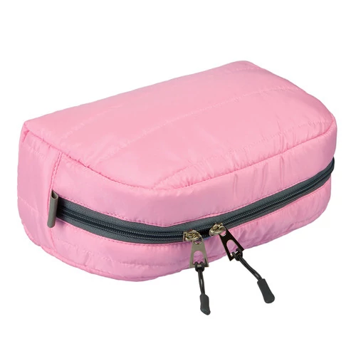 Косметичка TUFI profi PREMIUM Quilt стеганная розовая (0121412) - Фото №4