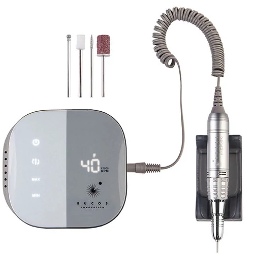 Фрезер Nail Drill BUCOS X1 zinc gray оригинал + 3 месяца гарантия - Фото №2