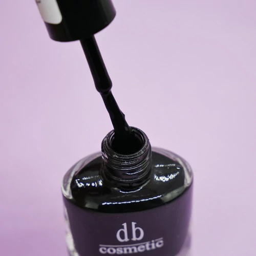 Лак для ногтей DB Cosmetic Prof Line черный 10 мл (00455) - Фото №2
