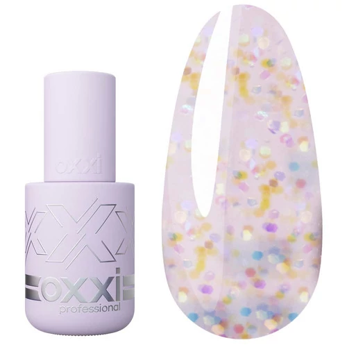 SALE Топ OXXI Shiny Top №2 без липкого шару із блискітками 10 мл (000002313)