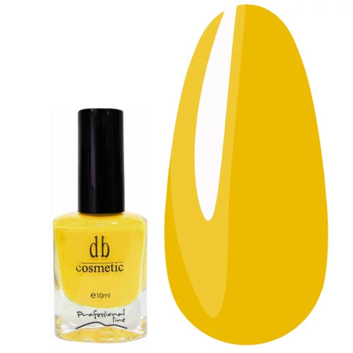 Лак для ногтей DB Cosmetic Prof Line желтый 10 мл (00323) - Фото №1