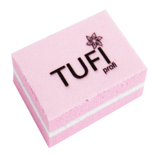 Бафик TUFI profi Мини Розовый 100/180 грит 50 шт (0122161)