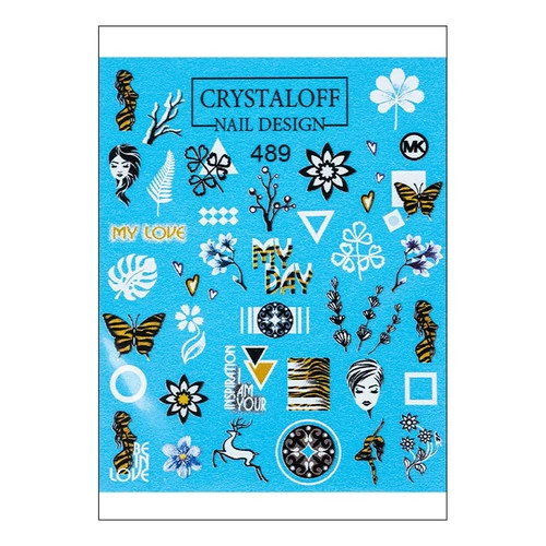 Слайдер дизайн Crystaloff Nail Design 489 абстакция