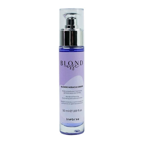 Восстанавливающее масло для волос INEBRYA Blond miracle drops 50 мл (8008277261775) - Фото №1