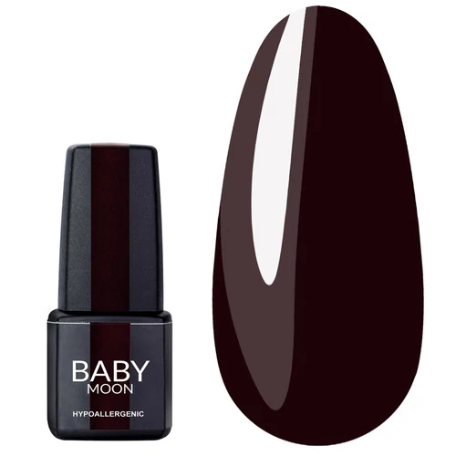 Гель-лак BABY MOON Burgundy №003 шоколадно-вишневый 6 мл (5908254001307) - Фото №1