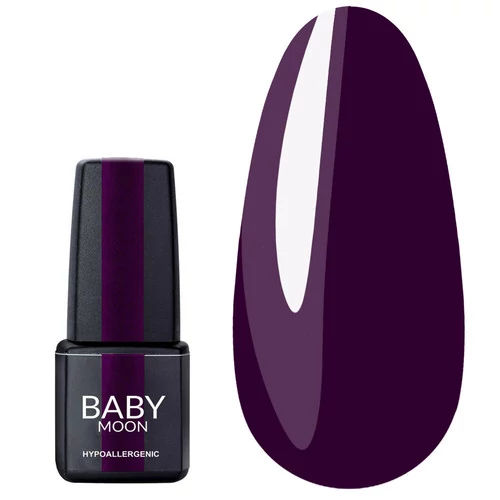 Гель-лак BABY MOON Burgundy №011 темно-сливовый 6 мл (5908254001383)