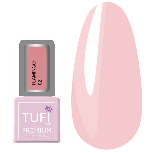 Гель-лак TUFI profi FLAMINGO 02 Застенчивый румянец 8 мл (0121293)