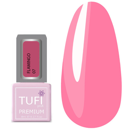Гель-лак TUFI profi FLAMINGO 07 Розовый закат солнца 8 мл (0121298)