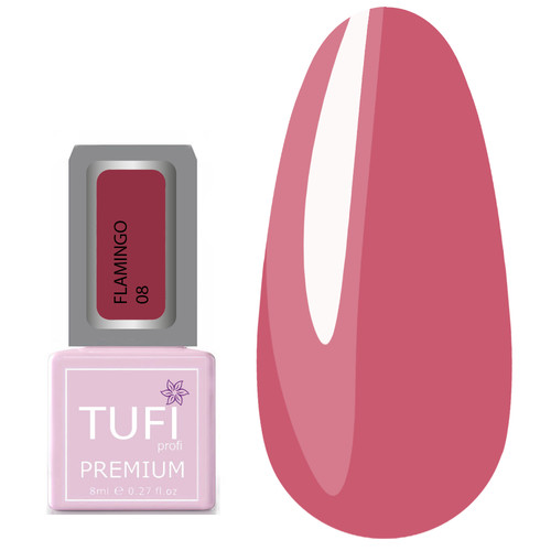 Гель-лак TUFI profi FLAMINGO 08 Ягодный десерт 8 мл (0121299)