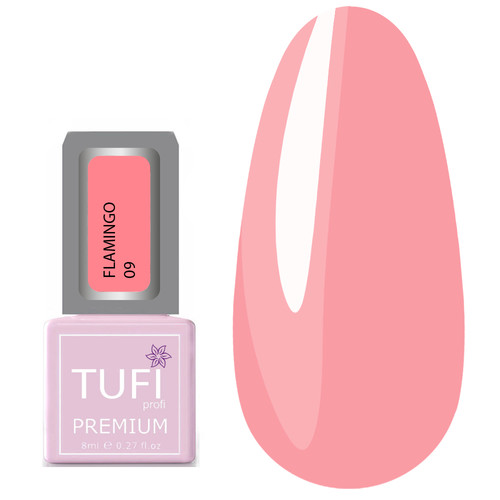 Гель-лак TUFI profi FLAMINGO 09 Бледный коралл 8 мл (0121300)
