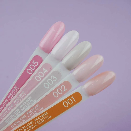 Гель лак BABY MOON Dolce Rose №004 молочно-зефирный 6 мл (5908254000041) - Фото №3