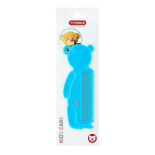 Расчёска для волос детская "BEAR" cиняя (4008576317016)