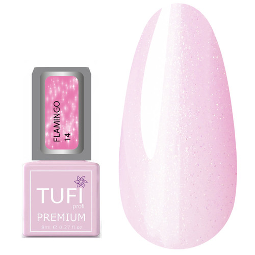 Гель-лак TUFI profi FLAMINGO 14 Цветочный лед 8 мл (0121305)
