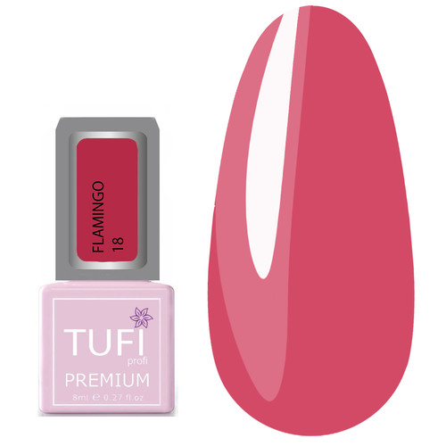 Гель-лак TUFI profi FLAMINGO 18 Гранат 8 мл (0121309)