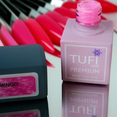 Гель-лак TUFI profi FLAMINGO 16 Запыленная роза 8 мл (0121307) - Фото №5