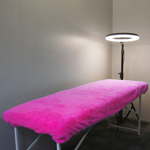 Чехол на кушетку TUFI profi Terry Velsoft Фуксия 80x210 cm (0104261)