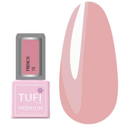 Гель-лак TUFI profi FRENCH 15 Нежность 8 мл (0121208)